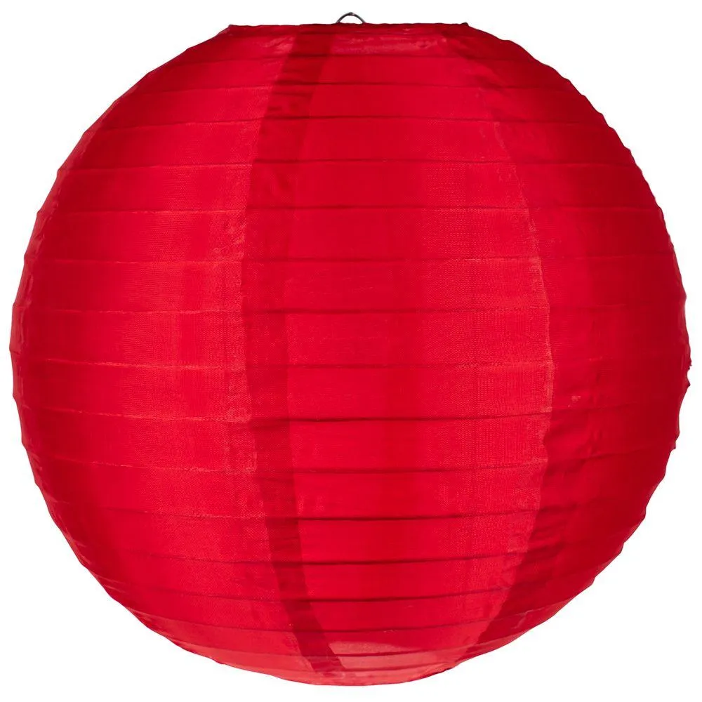 14" Rainbow Celebration Party Pack Shimmering Nylon Lantern Combo Set (12-Pack)
