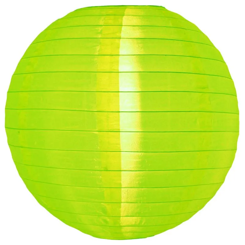14" Rainbow Celebration Party Pack Shimmering Nylon Lantern Combo Set (12-Pack)