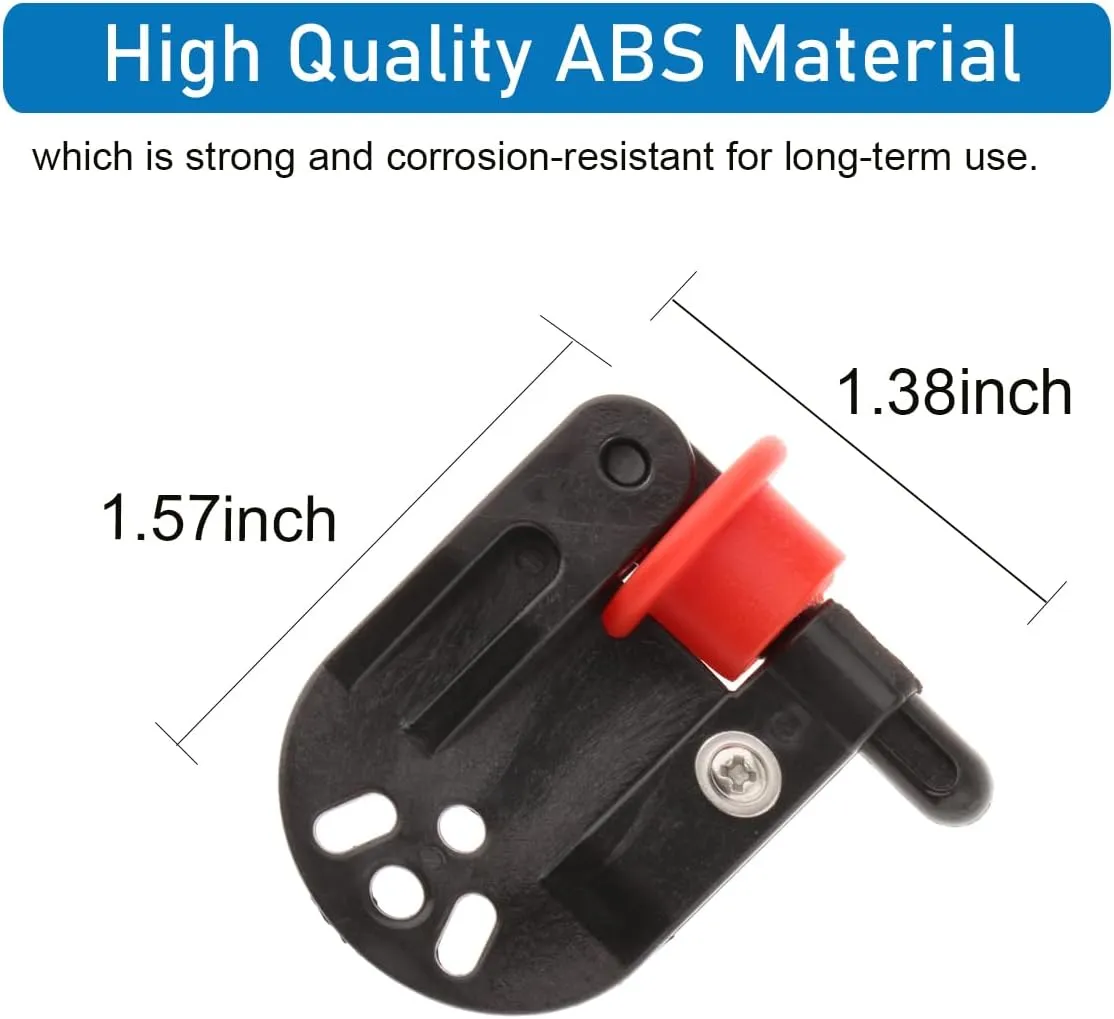 6piece SAMS Pro Release Clip, Sam's Pro Planer Board Release Fishing Clip Downrigger Clips for Off Shore Tackle Trolling Offshore Kites Fishing (Black)