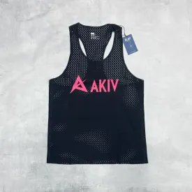 AKIV Racing Singlet Unisex - Black