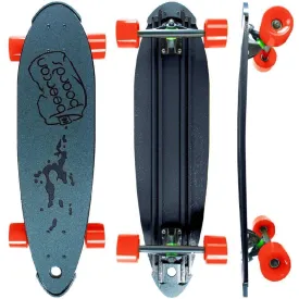 Beercan Black 30" Pintail Longboard