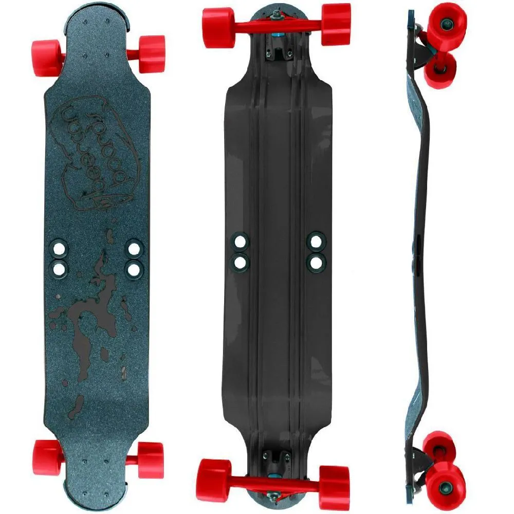 Beercan Black 38" Root Beer Drop Down Longboard