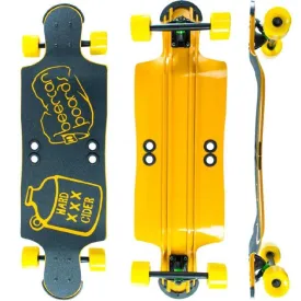 Beercan Yellow 35" Hard Cider Drop Down Longboard