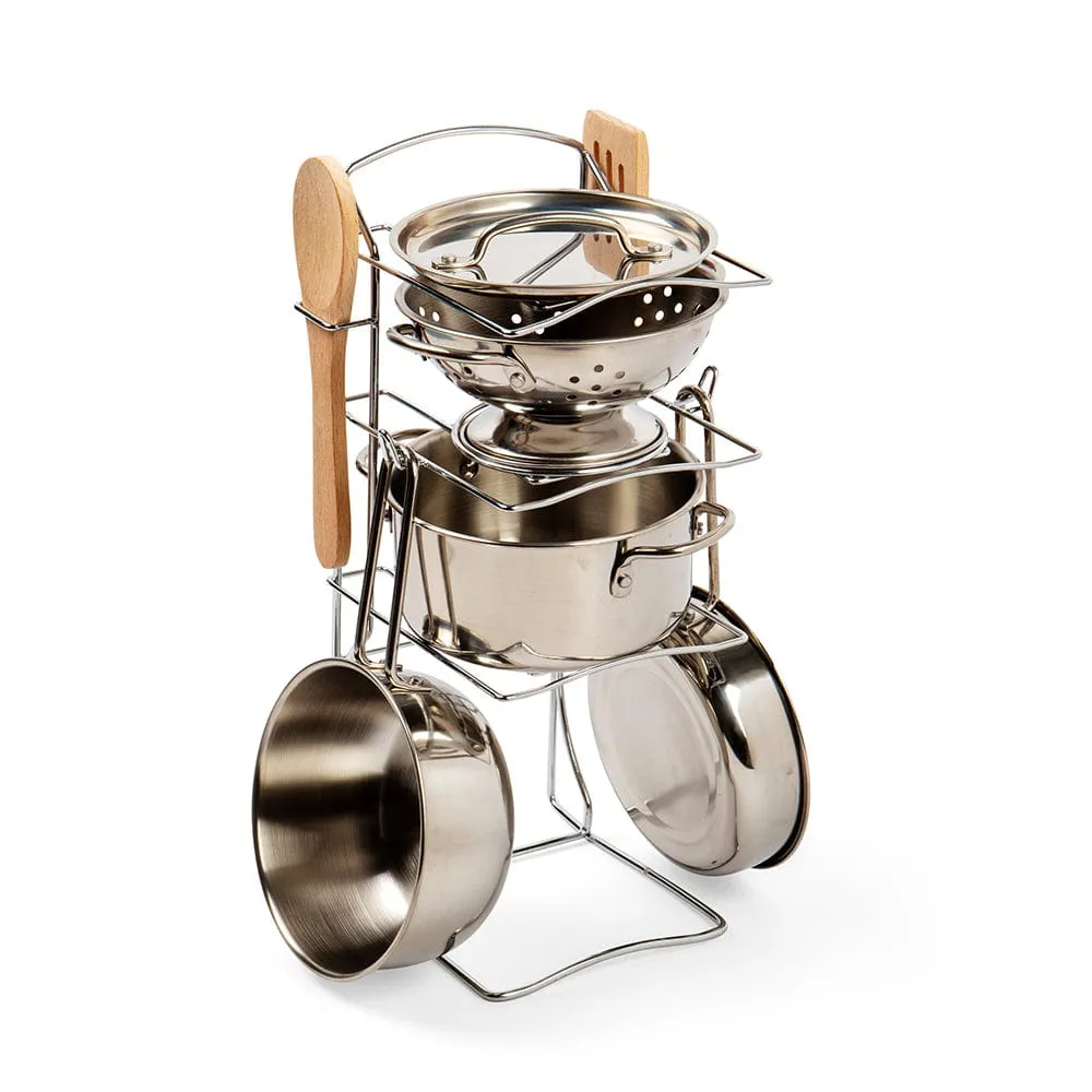 Bigjigs Toys Steel Cooking Pot Rack
