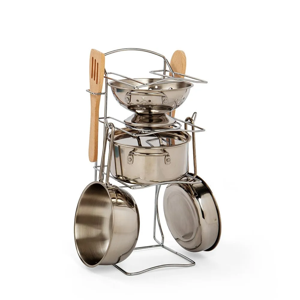 Bigjigs Toys Steel Cooking Pot Rack