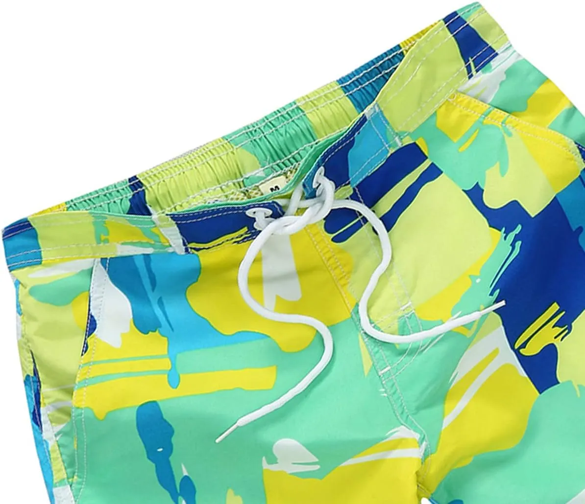 Boys Swim Trunks Quick Dry Board Shorts Beach Swimwear for Kids