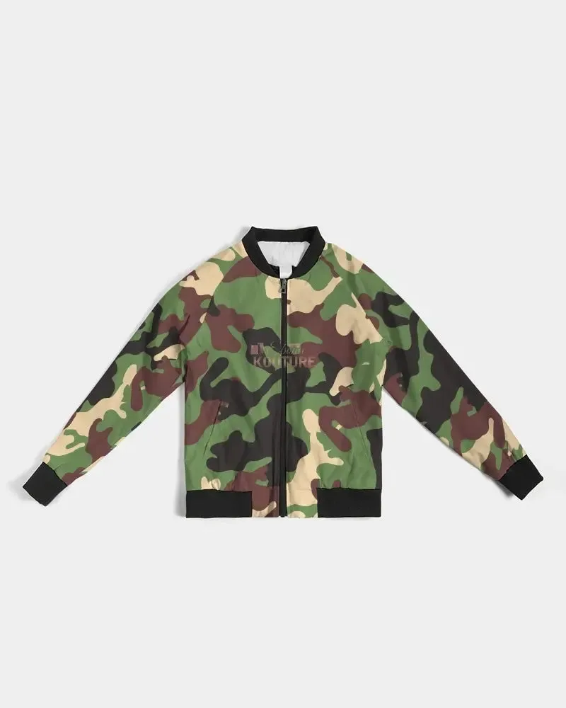 Camouflage Women's Bomber Jacket