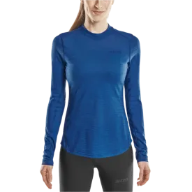 CEP | Cold Weather Merino Long Sleeve | Women's | Blue