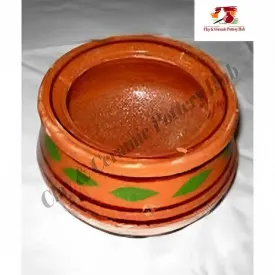 Clay Handi (Mitti Ki Handi) Glazed for Cooking| Clay Crockery Pots | Earthen Crockery Pots | Terracotta Crockery Pots