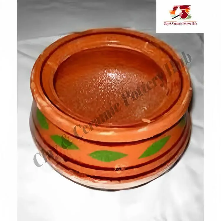 Clay Handi (Mitti Ki Handi) Glazed for Cooking| Clay Crockery Pots | Earthen Crockery Pots | Terracotta Crockery Pots