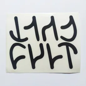 Cult Bikes RUB-ON BMX Sticker / Decal