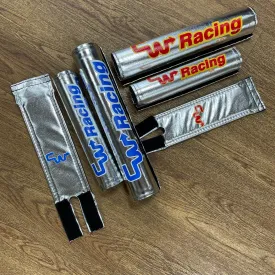 CW Flite Old School BMX 3 Piece Pad Set Chrome