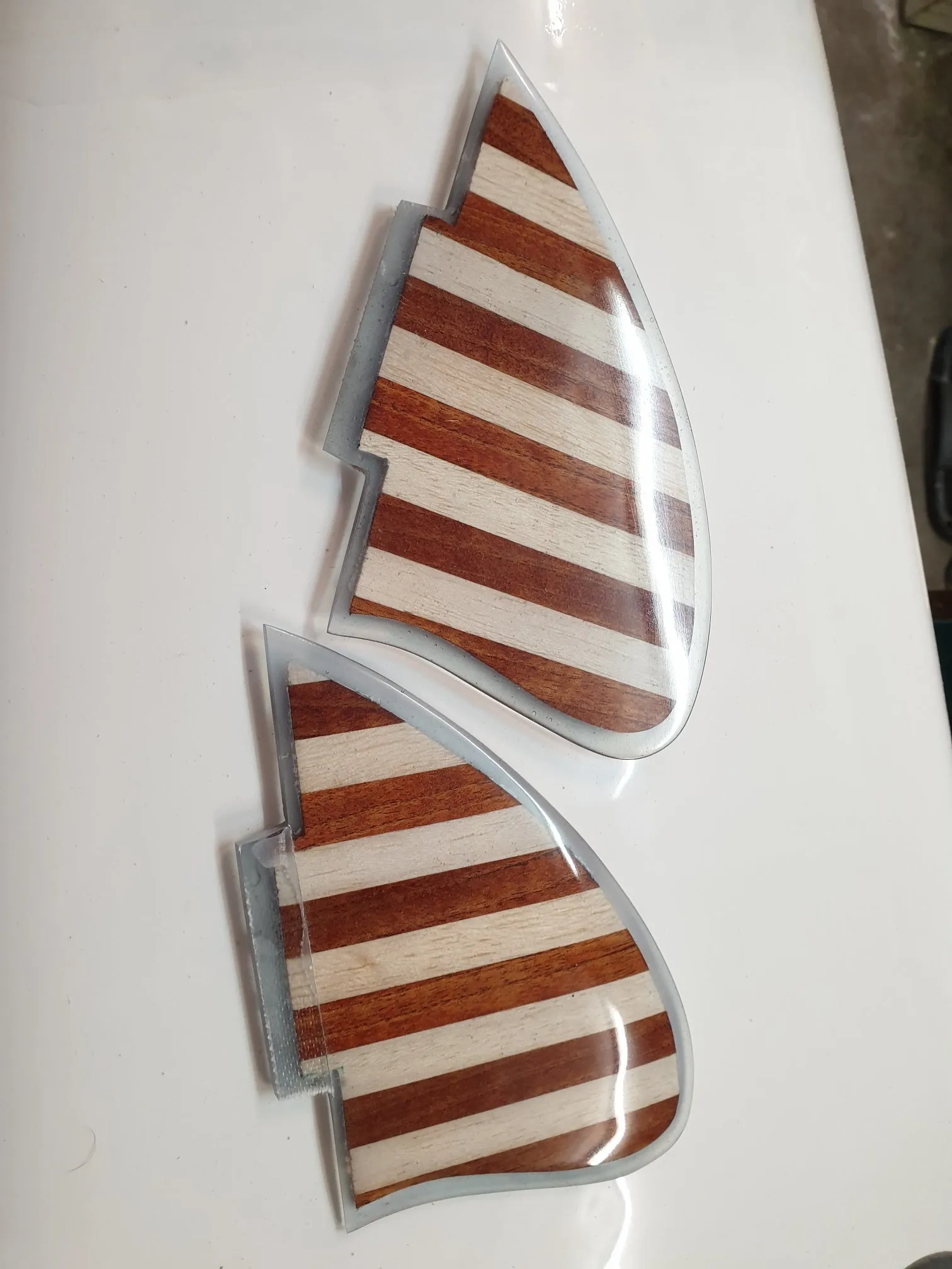 Fish Board Keel Timber Fins