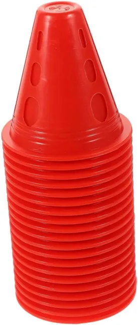 GALPADA 40Pcs Training Cones for Skating Marker Cones Lightweight and Stackable Road Blocks for Indoor and Outdoor Sports for Agility Training and Obstacle
