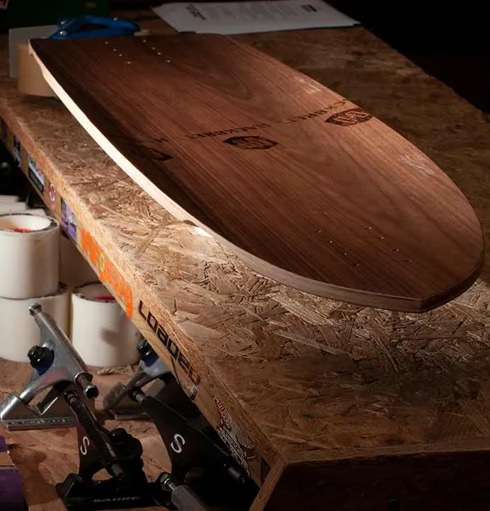 Hackbrett Semmel Freeride Longboard