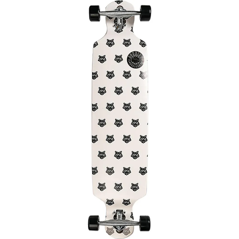 Joyride Tiger Pattern White/Black 39" Double Drop Longboard