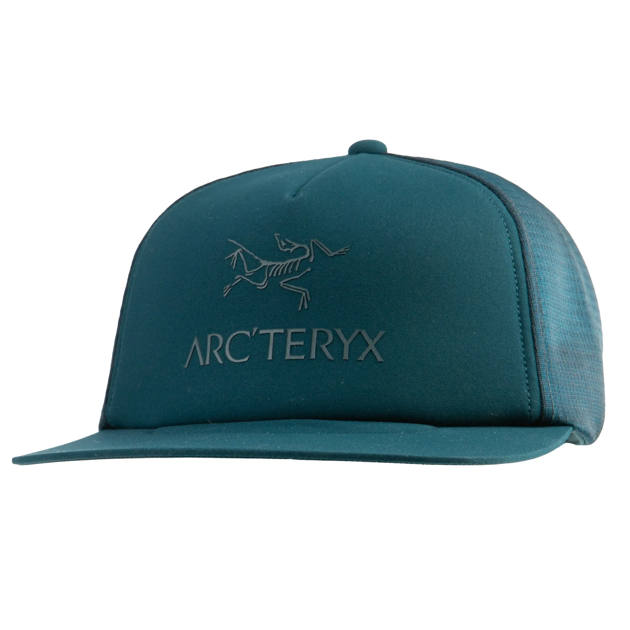 Logo Flat Brim Trucker Hat