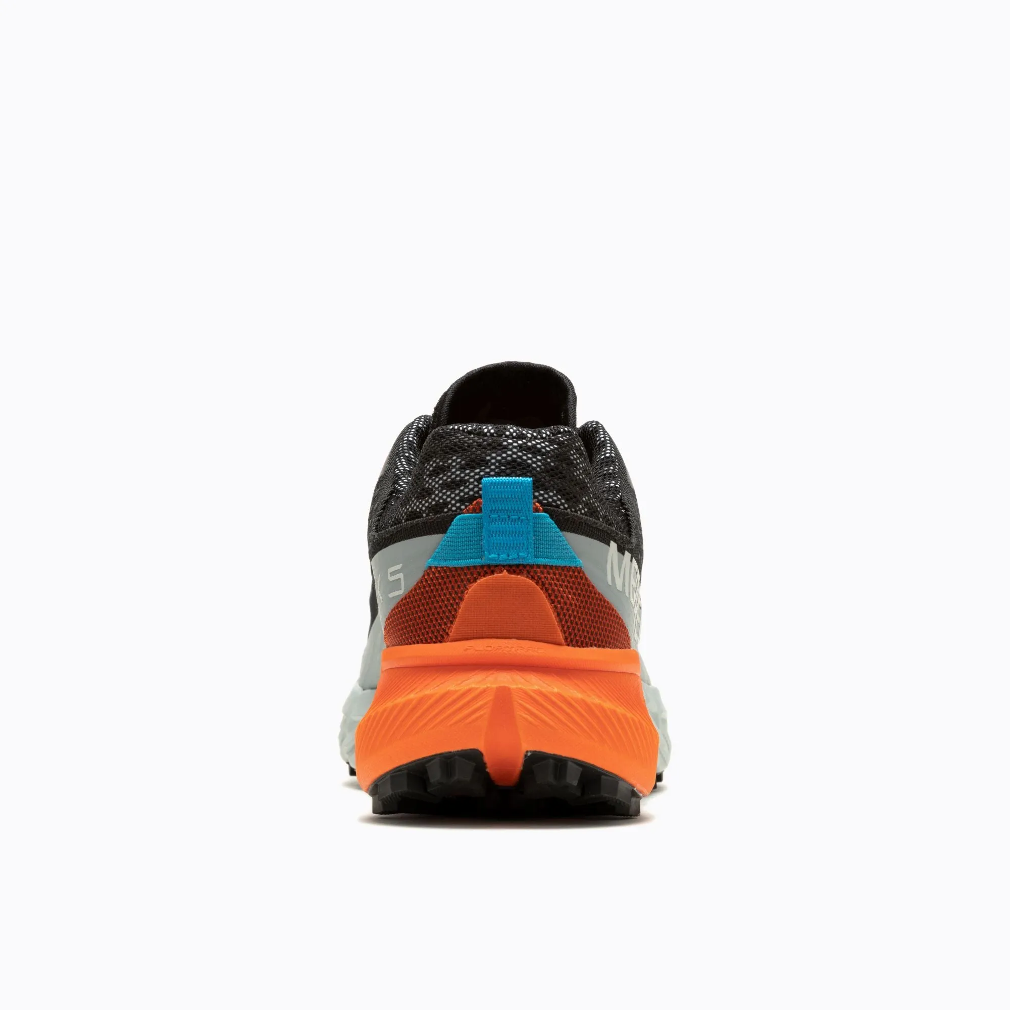 Merrell Mens Agility Peak 5 Trail Running Shoes (Black/Tangerine)