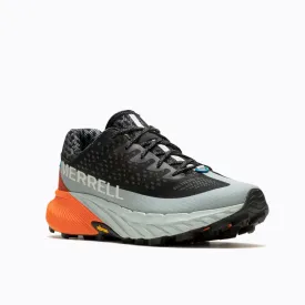 Merrell Mens Agility Peak 5 Trail Running Shoes (Black/Tangerine)