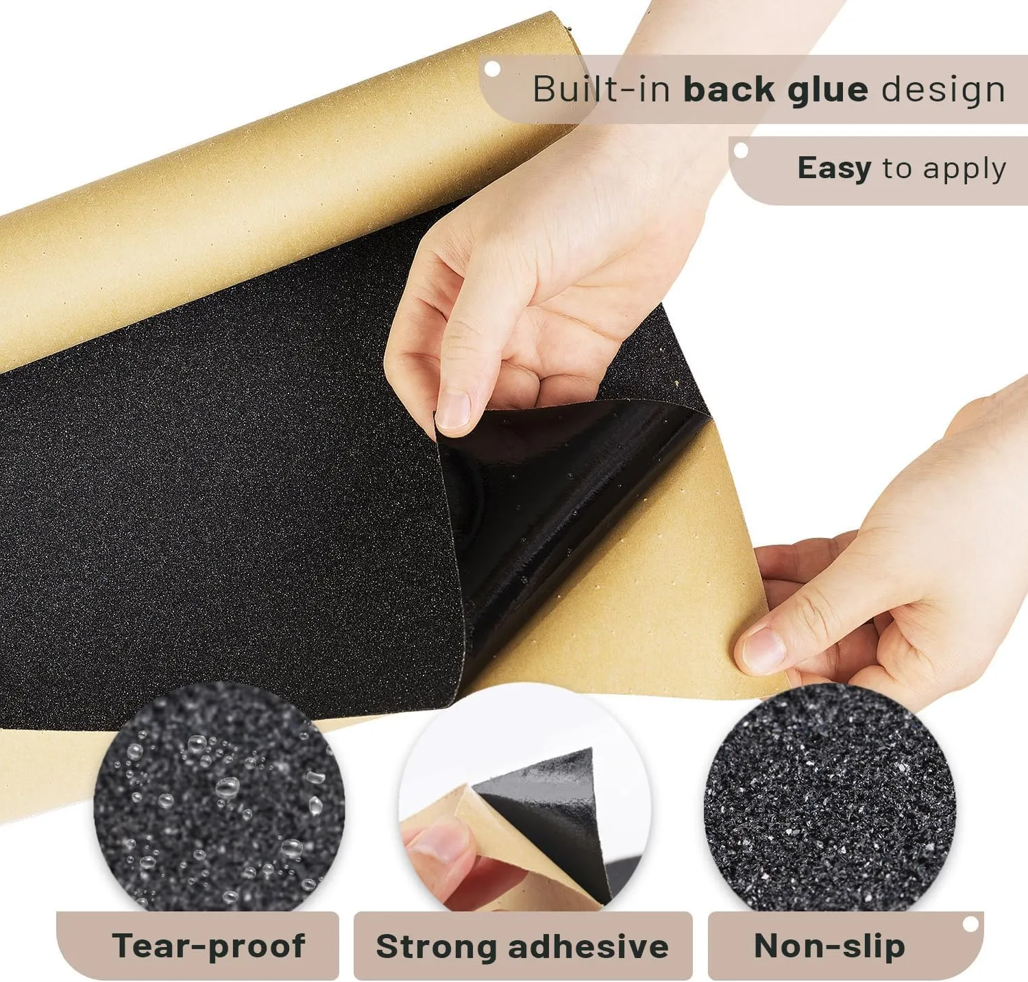 Mr. Pen Grip Tape - Non Slip Tape for Skateboards, Longboards & Scooters