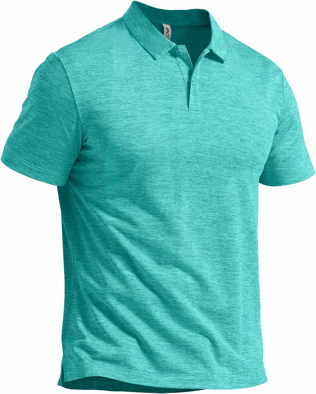 Pioneer Camp Men's Golf Shirt UPF 50  Quick Dry Polo Shirts Short Sleeve Moisture Wicking Performance Tees Collar Work Shirts