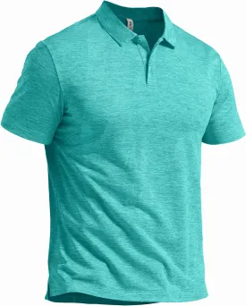 Pioneer Camp Men's Golf Shirt UPF 50  Quick Dry Polo Shirts Short Sleeve Moisture Wicking Performance Tees Collar Work Shirts