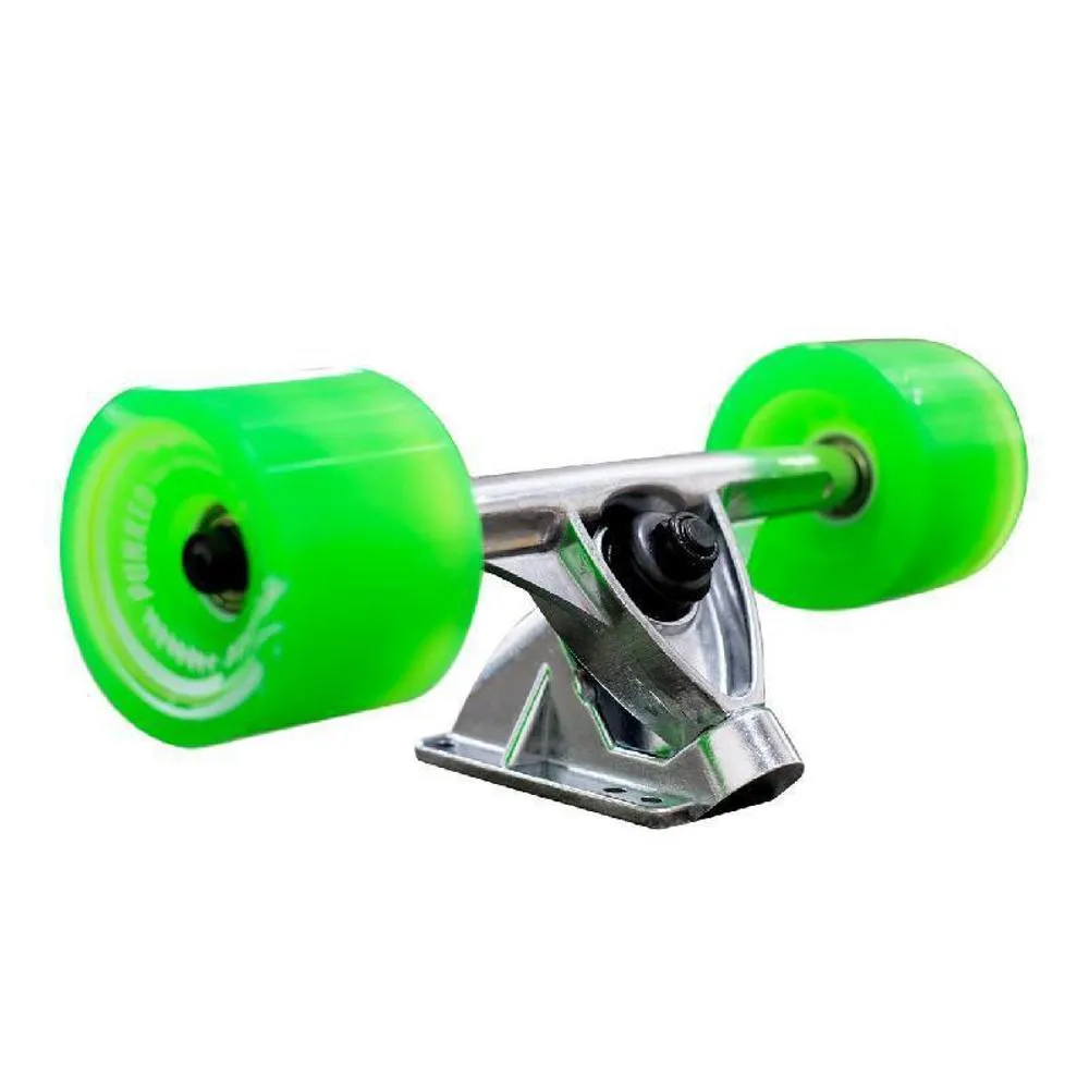 Punked Stained Black 41" Drop Through Blank Longboard