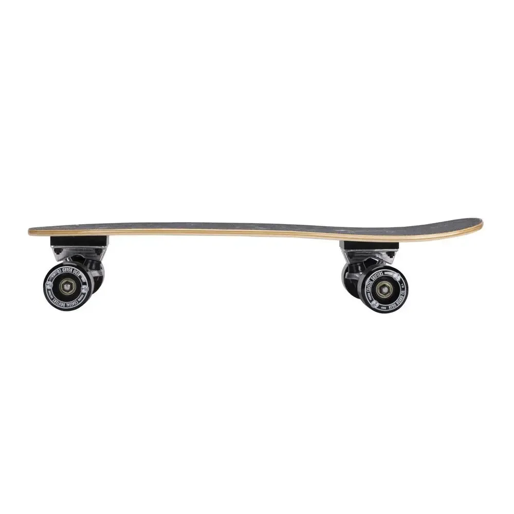 ReDo Skateboard Co. 24" Standard Skateboard - Black Floral