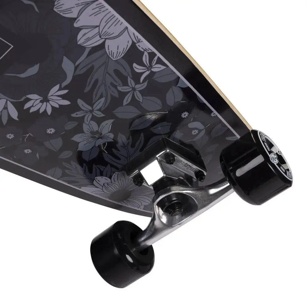 ReDo Skateboard Co. 24" Standard Skateboard - Black Floral
