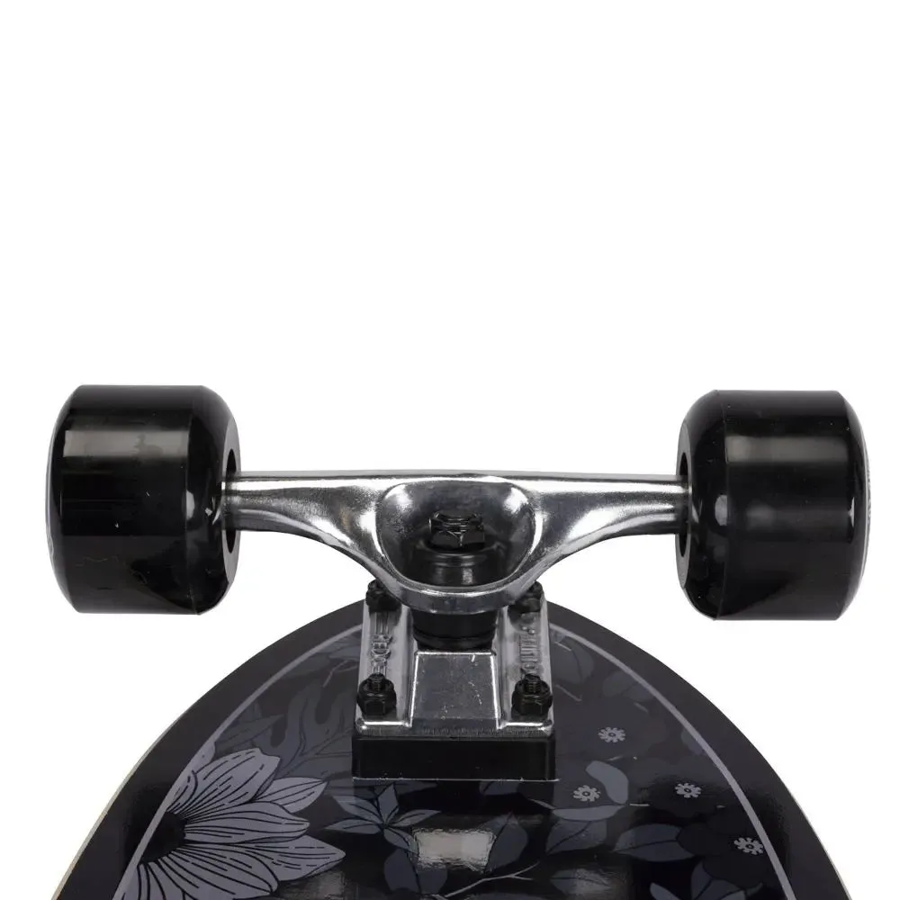 ReDo Skateboard Co. 24" Standard Skateboard - Black Floral