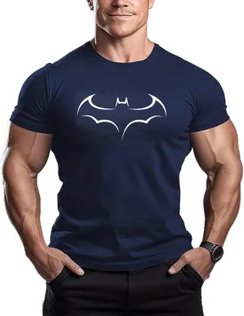 ReedCA Bat - Mens Bodybuilding T-Shirt - Gym Training Top Fashion Workout Shirts Hipster Shirt Fitness