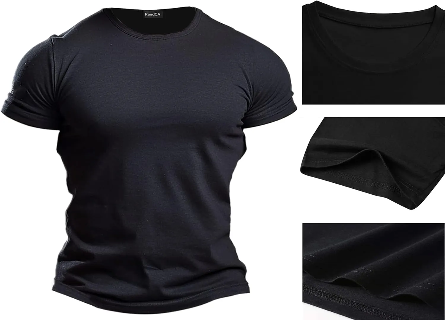 ReedCA Bat - Mens Bodybuilding T-Shirt - Gym Training Top Fashion Workout Shirts Hipster Shirt Fitness
