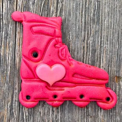 Rollerblading Christmas Ornament