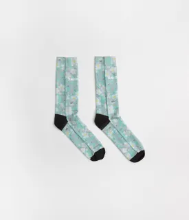 Salomon Cottage Core Crew Socks - Desert Sage / Green Ash / Vanilla Ice