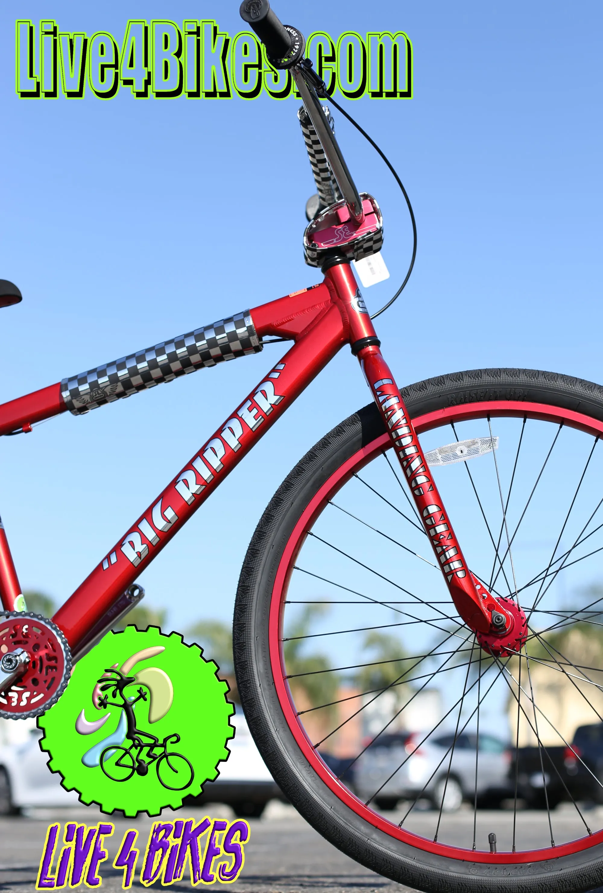 SE Racing BMX Big Ripper 29 Red Ano Bike -Live4bikes