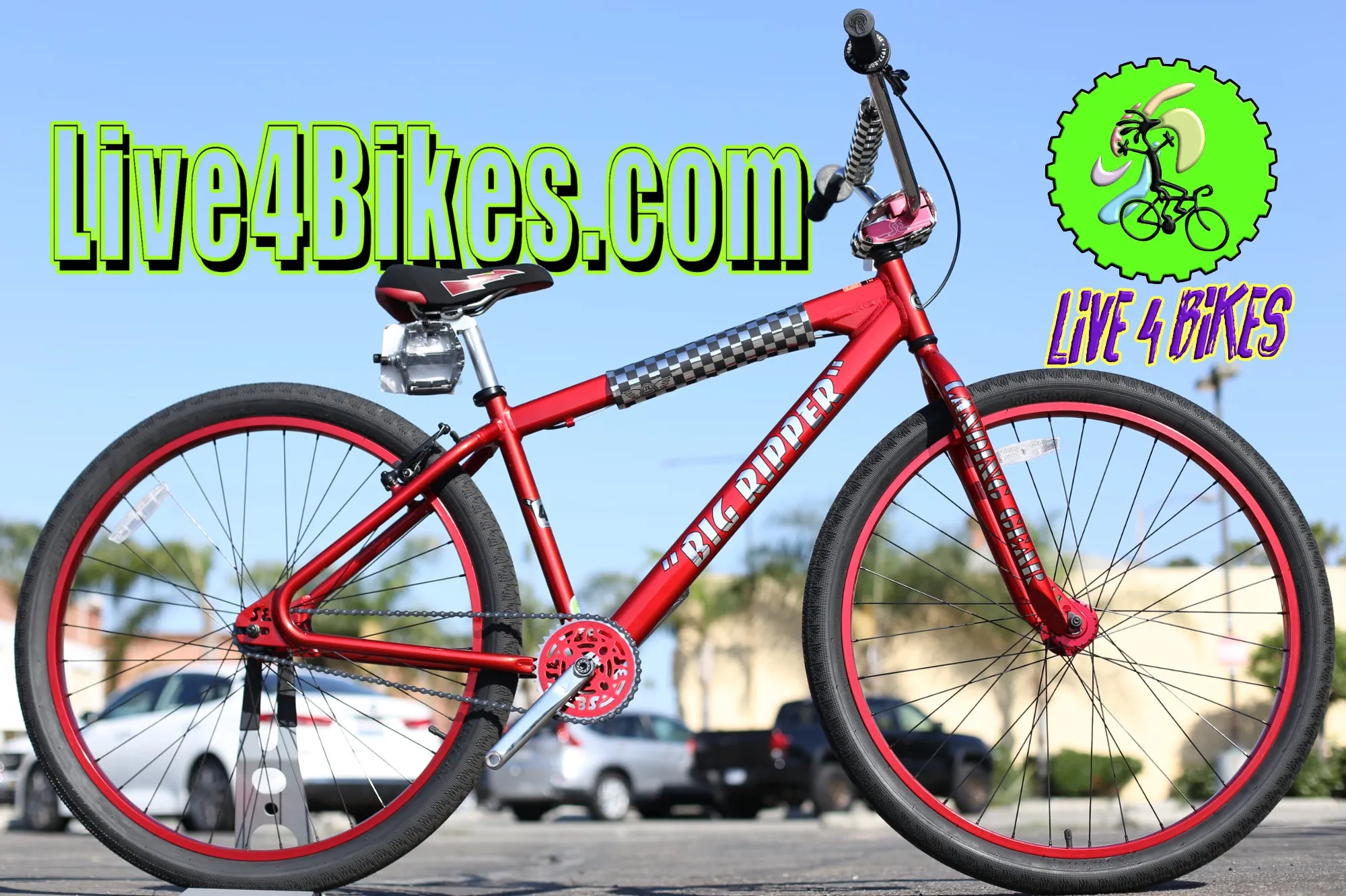SE Racing BMX Big Ripper 29 Red Ano Bike -Live4bikes