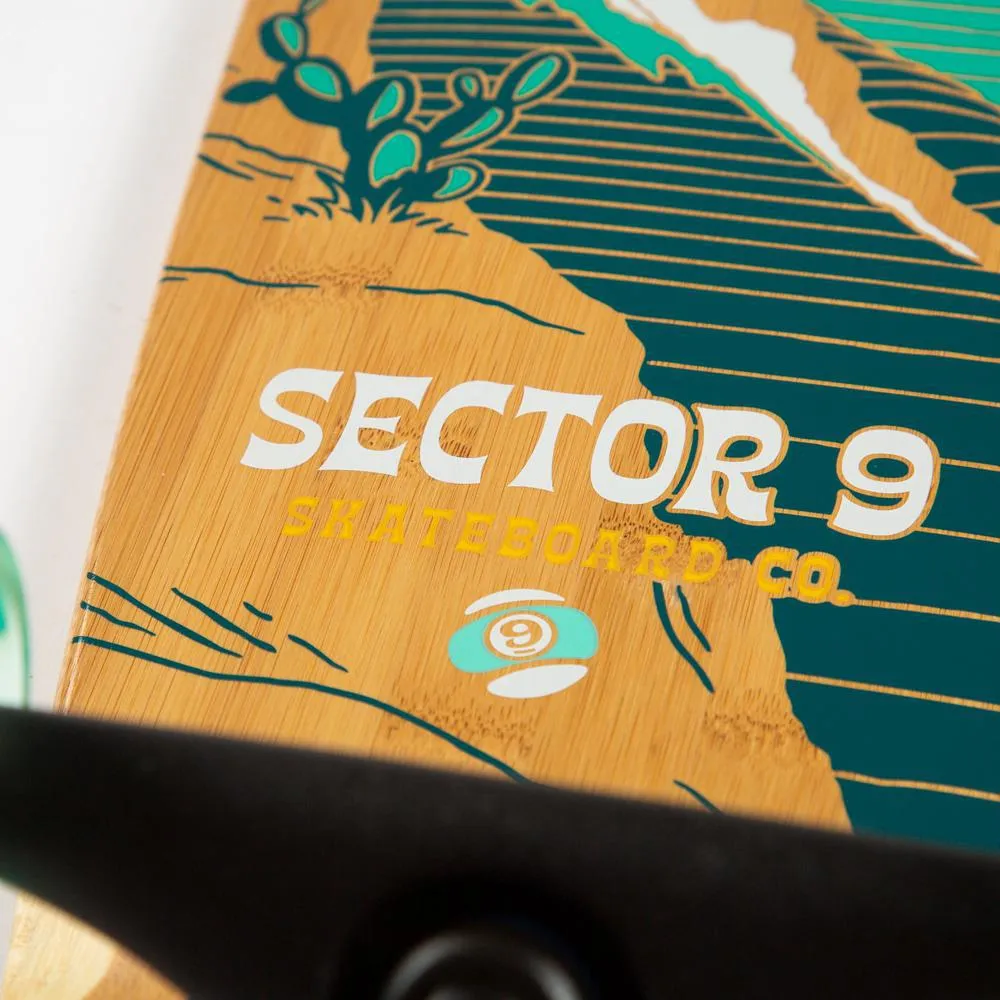 Sector 9 Offshore Baja 39" Pintail Fishtail Longboard