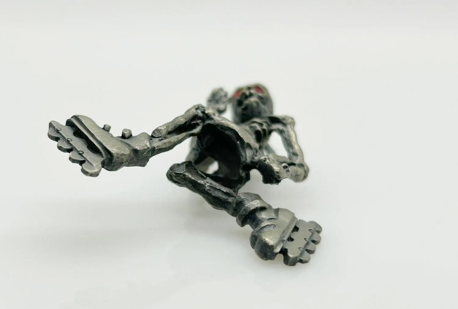 Skeleton with Red Eyes, on Rollerblades Pendant