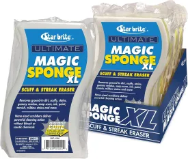 STAR BRITE XL Magic Sponge - 8 Pack - Extra Large, Long Lasting, Premium Melamine Boat Scuff Eraser - Multi-Purpose Scrubber - Bathroom, Kitchen, Floor, Bathtub, Toilet, Baseboard, Wall Cleaner