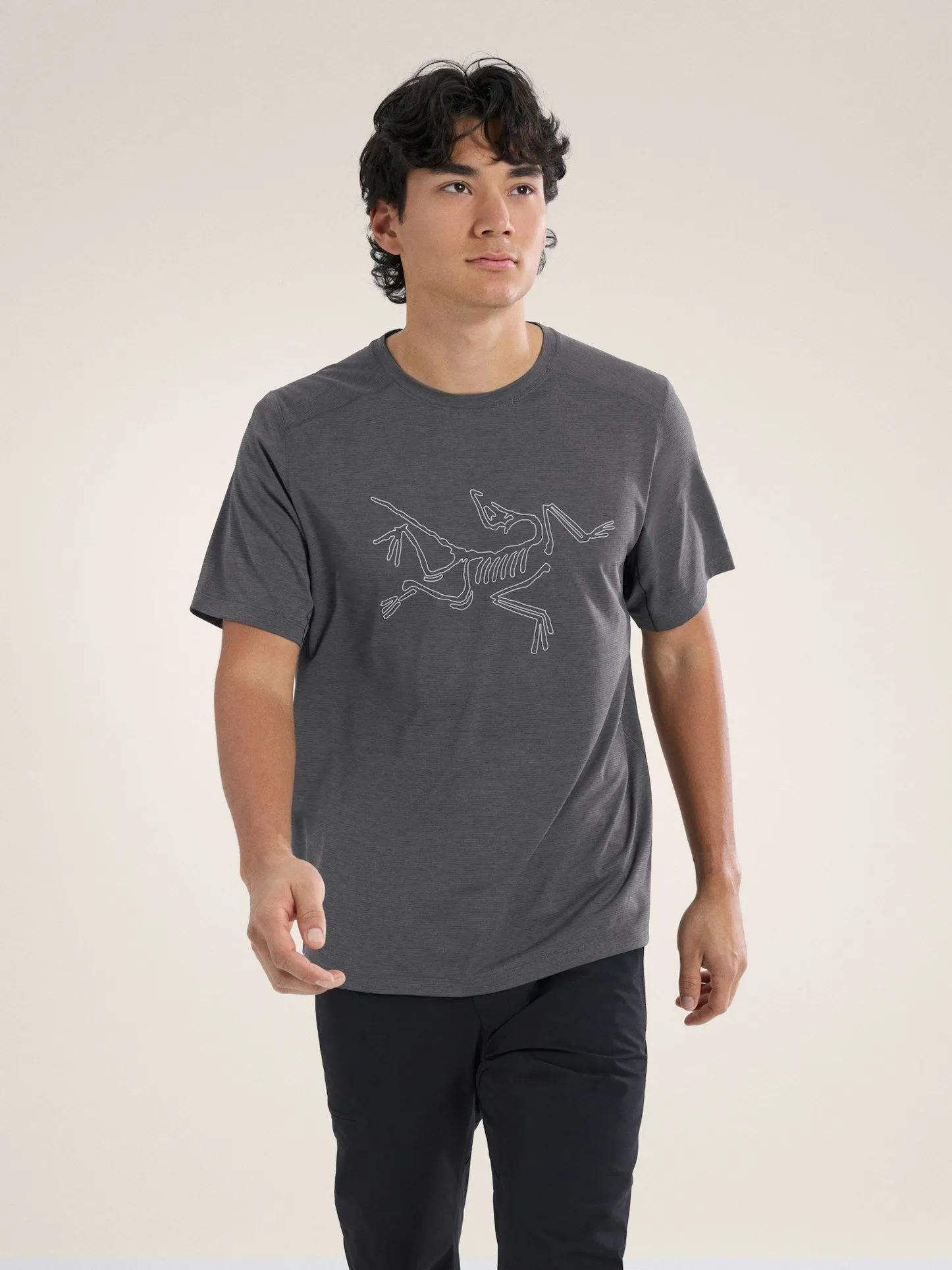 T-shirt Cormac Logo Uomo Black Heather