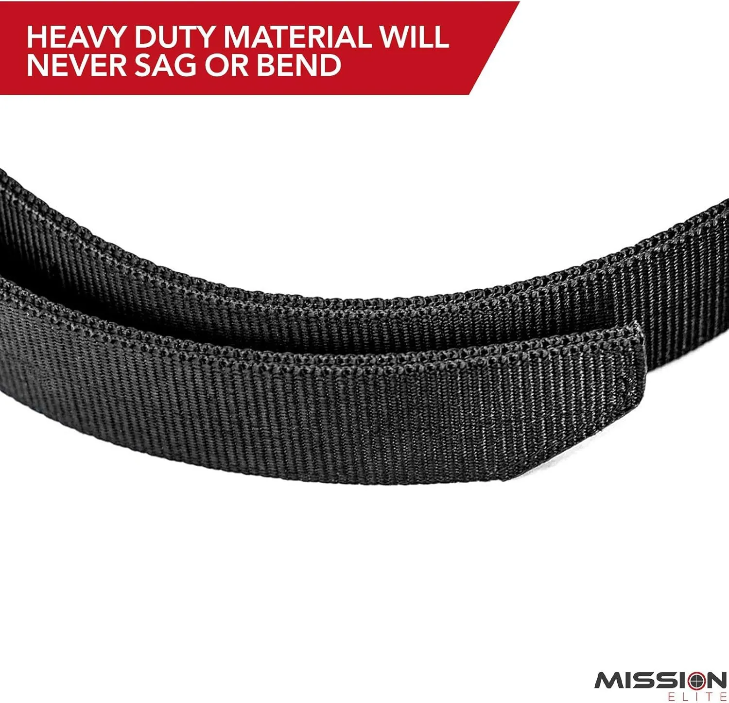Tactical Belt, 1.5-inch Nylon Gun Belts for Men, 2-Ply EDC Belt with Adjustable Plastic Buckle