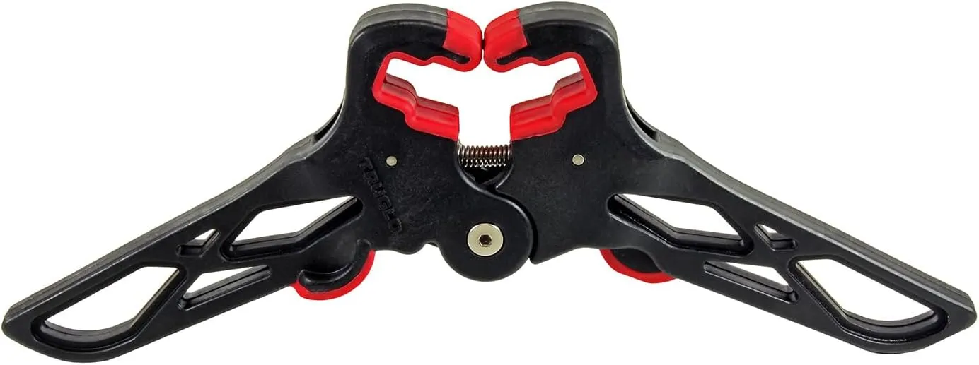 TRUGLO Bow Jack Lightweight Durable Portable Folding Bow Stand for Bowhunting w/Integrated Finger Tabs & Overmolded Rubber Grips