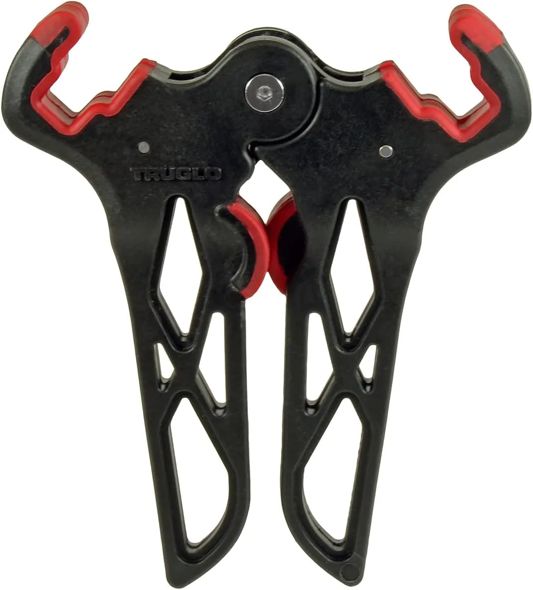 TRUGLO Bow Jack Lightweight Durable Portable Folding Bow Stand for Bowhunting w/Integrated Finger Tabs & Overmolded Rubber Grips