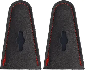 VBESTLIFE Archery Bow Limb Tip Protector, 1 Pair Bow Tip Protector Leather Bow Tip Guard for Outdoor Hunting Recurve Bow