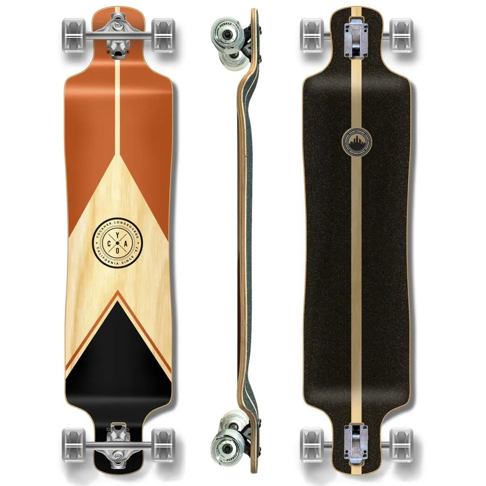 Yocaher Lowrider Longboard Complete - Earth Series - Mountain