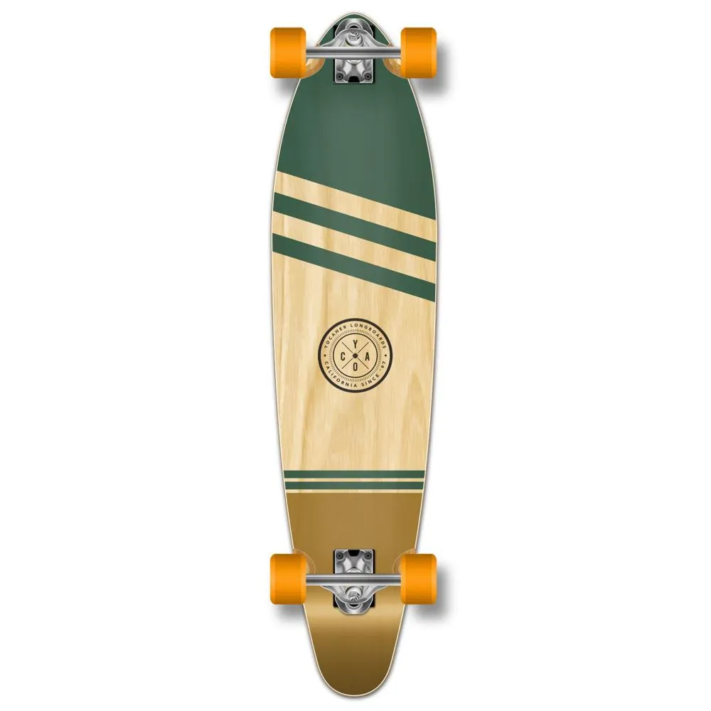 Yocaher Wind 40" Kicktail Longboard Complete - Earth Series